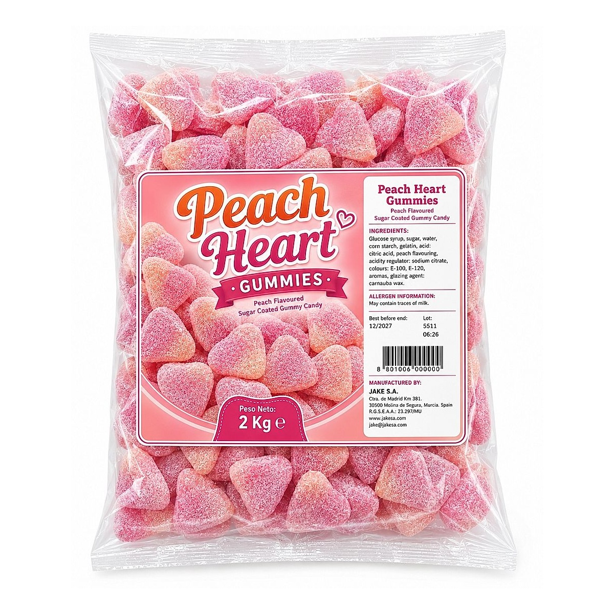 Peach Heart Gummies